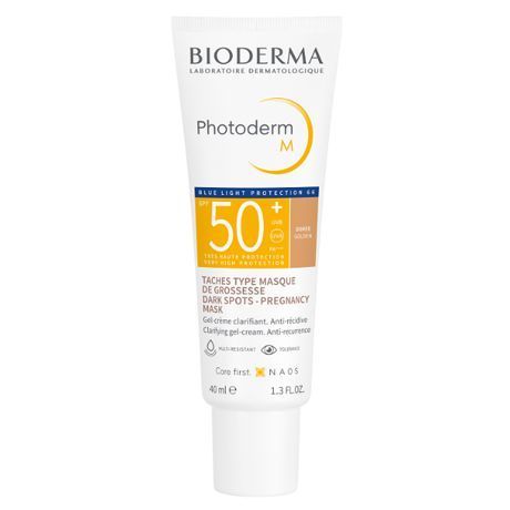 Photoderm M Gel-crema cu SPF50+ auriu, 40ml, Bioderma